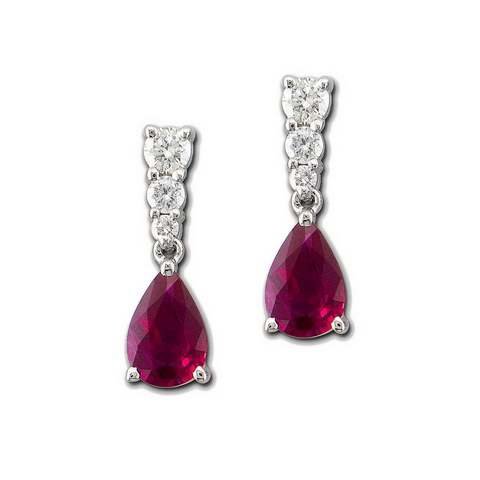 Boucles d'oreilles - Or blanc 18 cts | K-Collection Athena