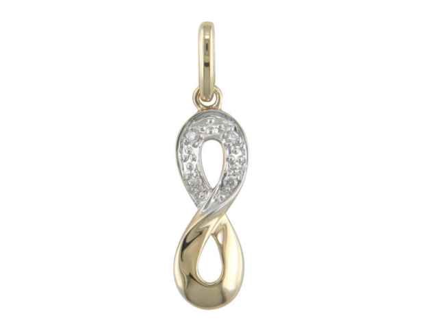 Pendentif - Or blanc 18 cts | K-Collection Athena