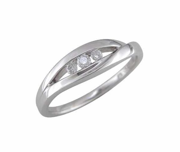 Bagues 4 - Or blanc 18 cts | K-Collection