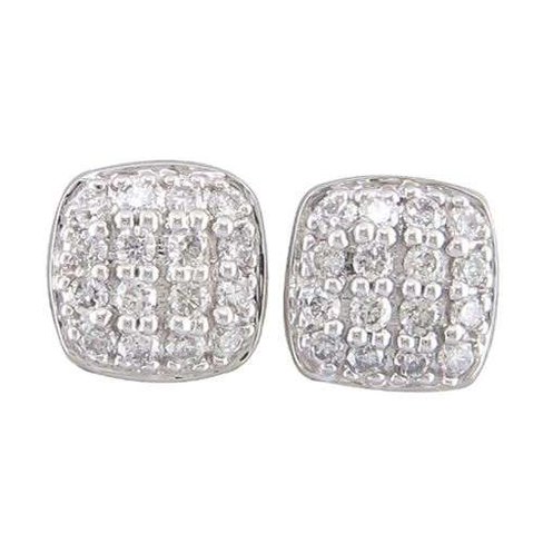 Boucles d'oreilles - Or blanc 18 cts | K-Collection Athena