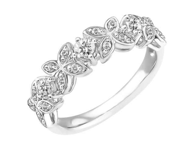 Bagues 4 - Or blanc 18 cts | K-Collection Athena