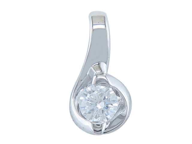 Pendentif - Or blanc 18 cts | K-Collection Athena