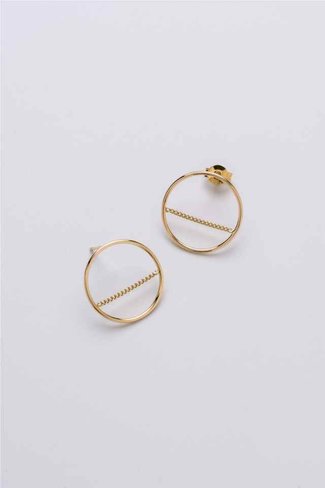 K-Créations - Or jaune 18 cts | Boucle d'oreille