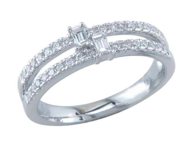 Bagues 1 - Or blanc 18 cts | K-Collection