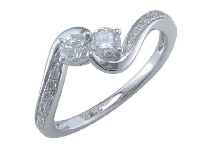 Bagues 1 - Or blanc 18 cts | K-Collection