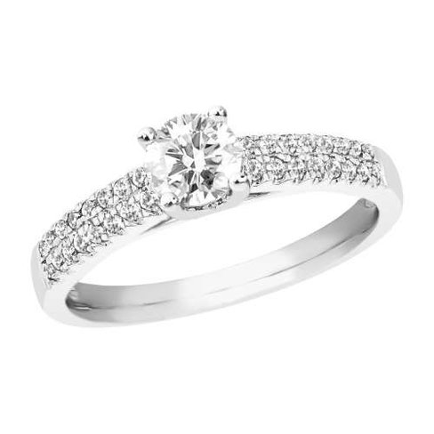 Bagues 1 - Or blanc 18 cts | K-Collection