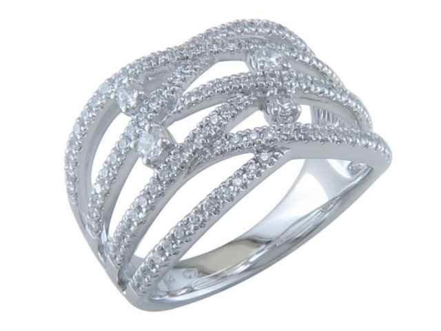 Bagues 1 - Or blanc 18 cts | K-Collection