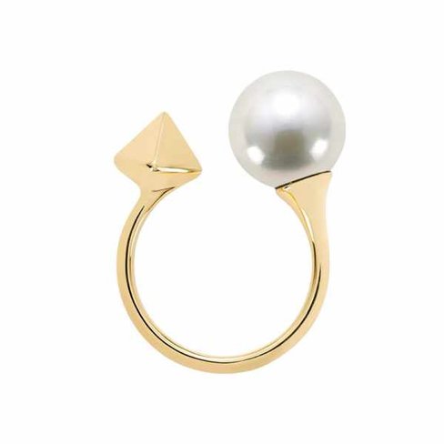 Bagues 1 - Perle+or jaune | Alessandra Dona