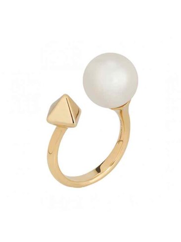 Bagues 1 - Perle+or jaune | Alessandra Dona