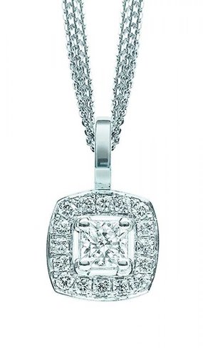 Pendentif - Or blanc 18 cts | Flanders