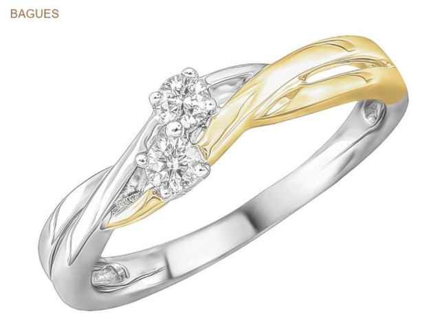 Bagues 1 - Or bicolore 18 cts | K-Collection