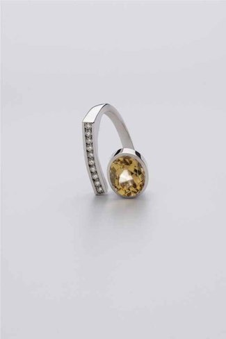 K-Créations - Or blanc 18 cts | Bague